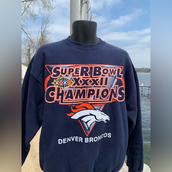 Vintage Denver Broncos Super Bowl Crew - Picture 2 of 3